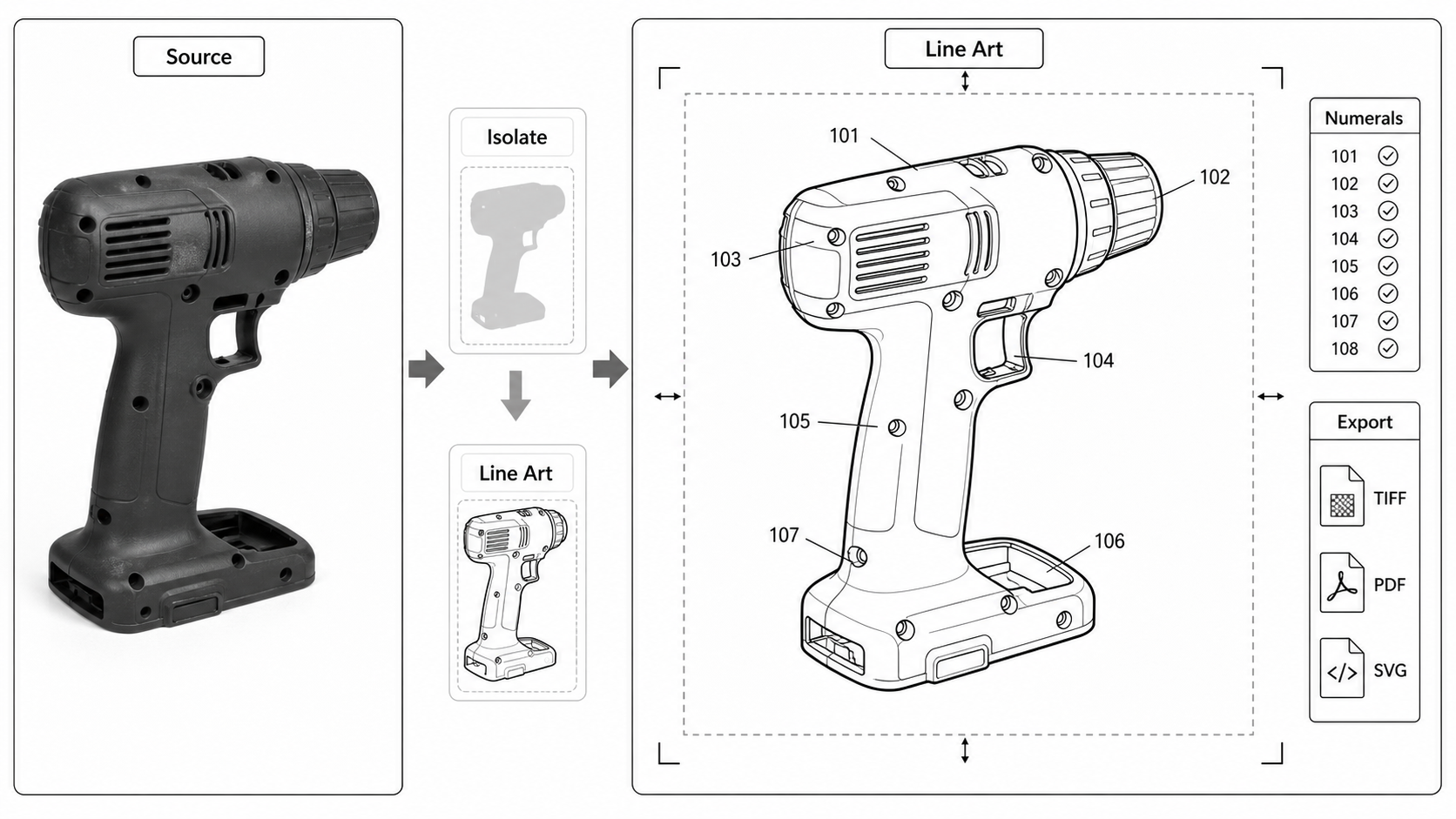 Photo to Patent Drawing AI: A Practical Workflow Photo to Patent Drawing AI: A Practical Workflow