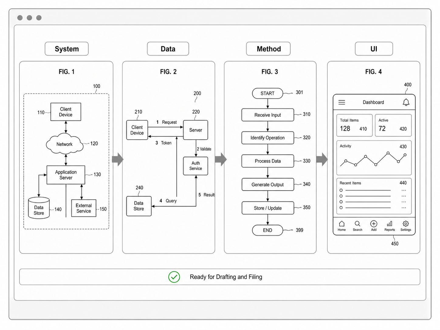 Software patent diagram workflow