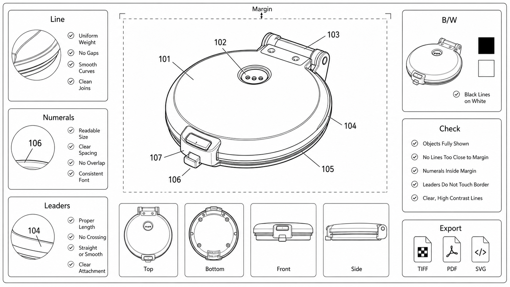 USPTO Patent Drawing Checker hero workflow