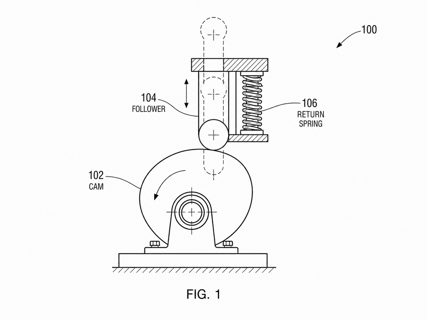 Cam-and-follower mechanism