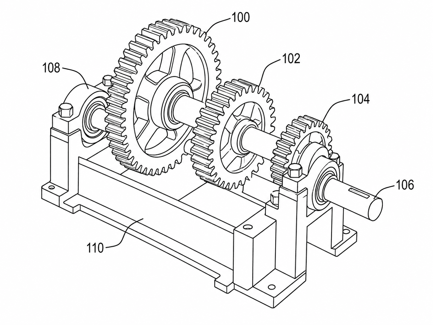 Gear train assembly