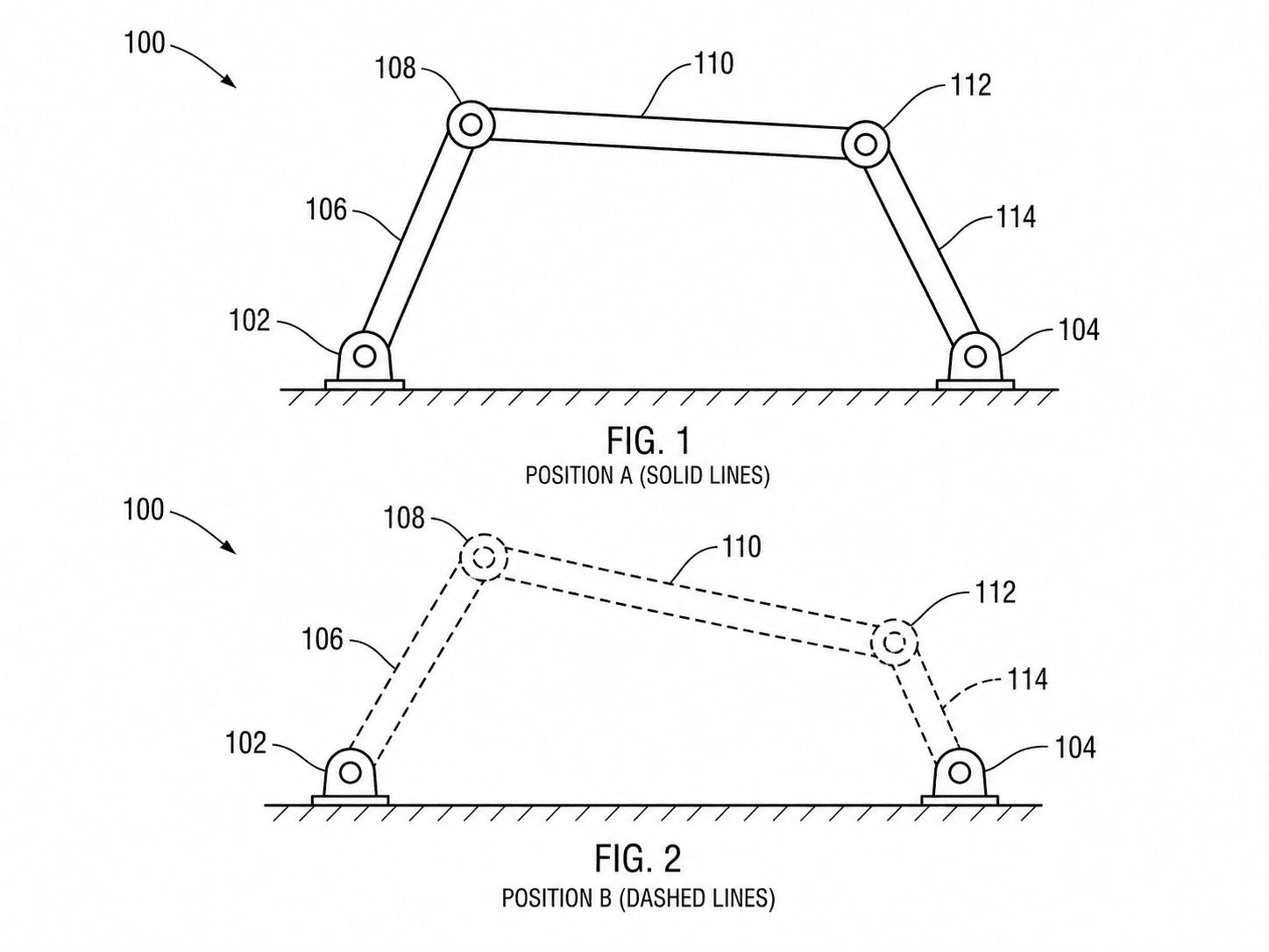 Four-bar linkage