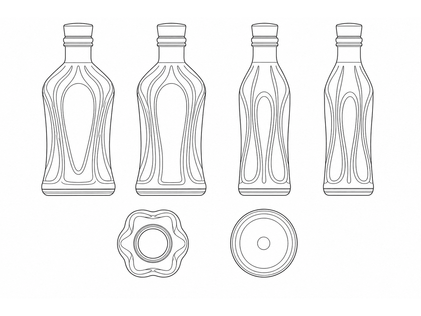 Vues de design — bouteille