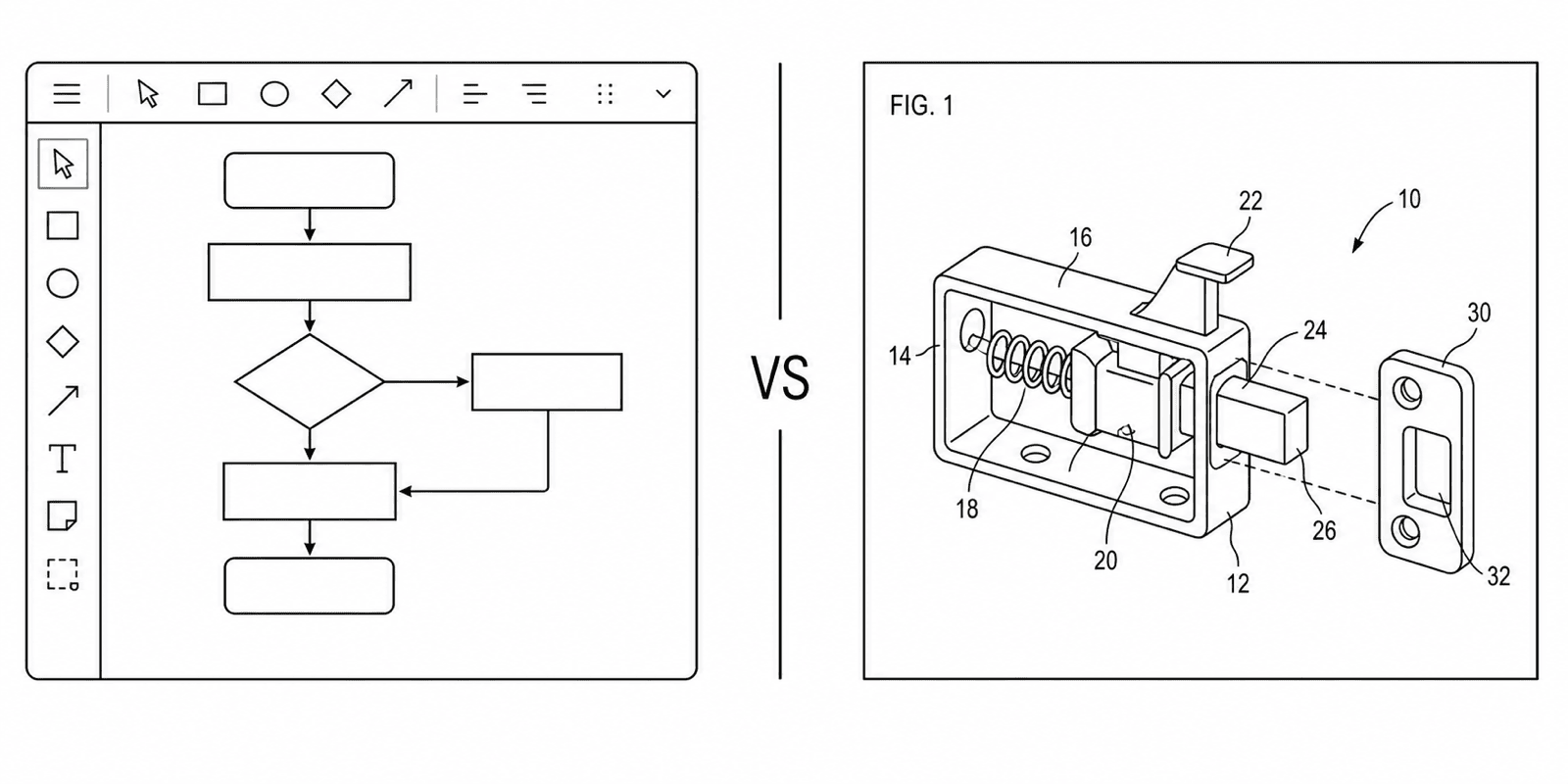 PatentFig AI vs SmartDraw