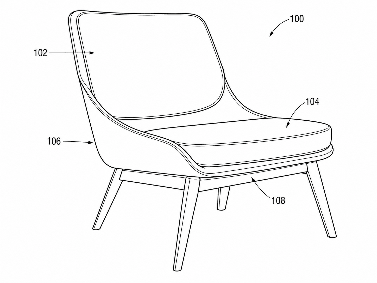 Foto de mueble a línea